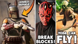 Battlefront 2  10 Hero SECRETS the Game Hides from You! (Yoda can FLY, Boba Double Damage & More)