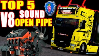 ETS2 1.49 TOP 5 V8 SOUND OPEN PIPE MODS