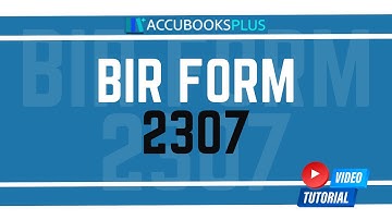 AccuBooksPlus | BIR Form 2307 DEMO | Online Accounting System in the Philippines