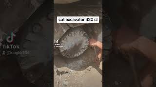 cat excavator 320cl final drive repair.