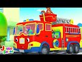 Wheels On The Firetruck | Nursery Rhymes and Truck Cartoon for Kids | Baby Songs for Childrens