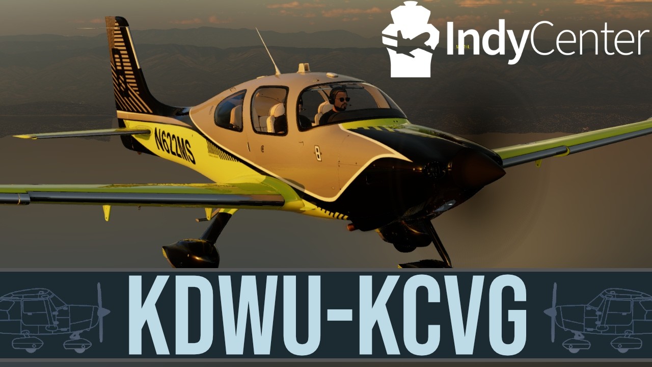 🔴 KDWU to KCVG | TorqueSim SR22 NA on VATSIM | Classic GA Cross-Country