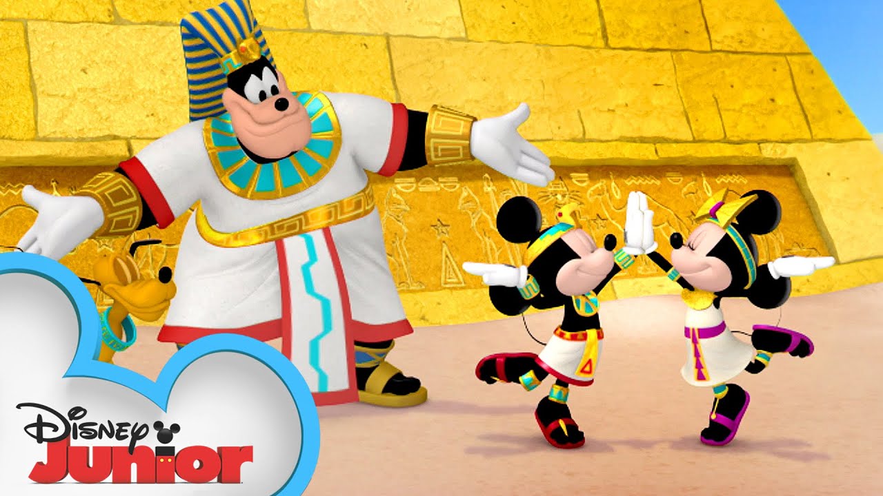 Mickey And Minnie Travel To Egypt Mickey Mornings Mickey Mouse Clubhouse Disney Junior Youtube