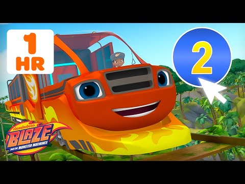 Train Blaze Monster Machine! 🚂 | Science Games for Kids | Blaze and the Monster Machines