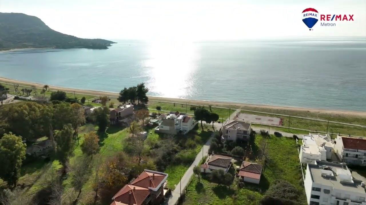 Κωδικός ακινήτου: 2060350 | Παραθαλάσσιο οικόπεδο στην πρώτη γραμμή της Τορώνης Χαλκιδικής.