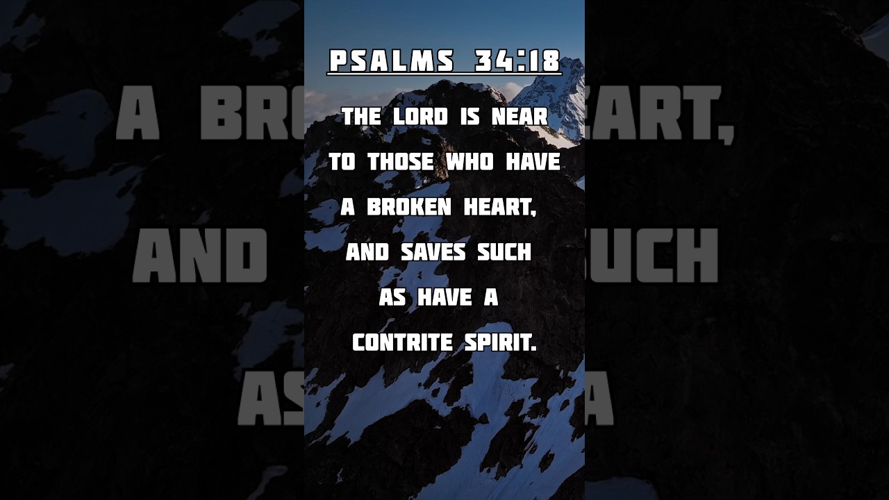 Finding Comfort: The Lord's Promise to the Brokenhearted | Psalms 