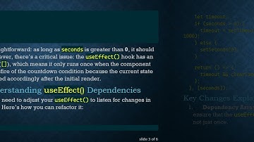 Mastering useEffect(): Fixing Your React Countdown Timer