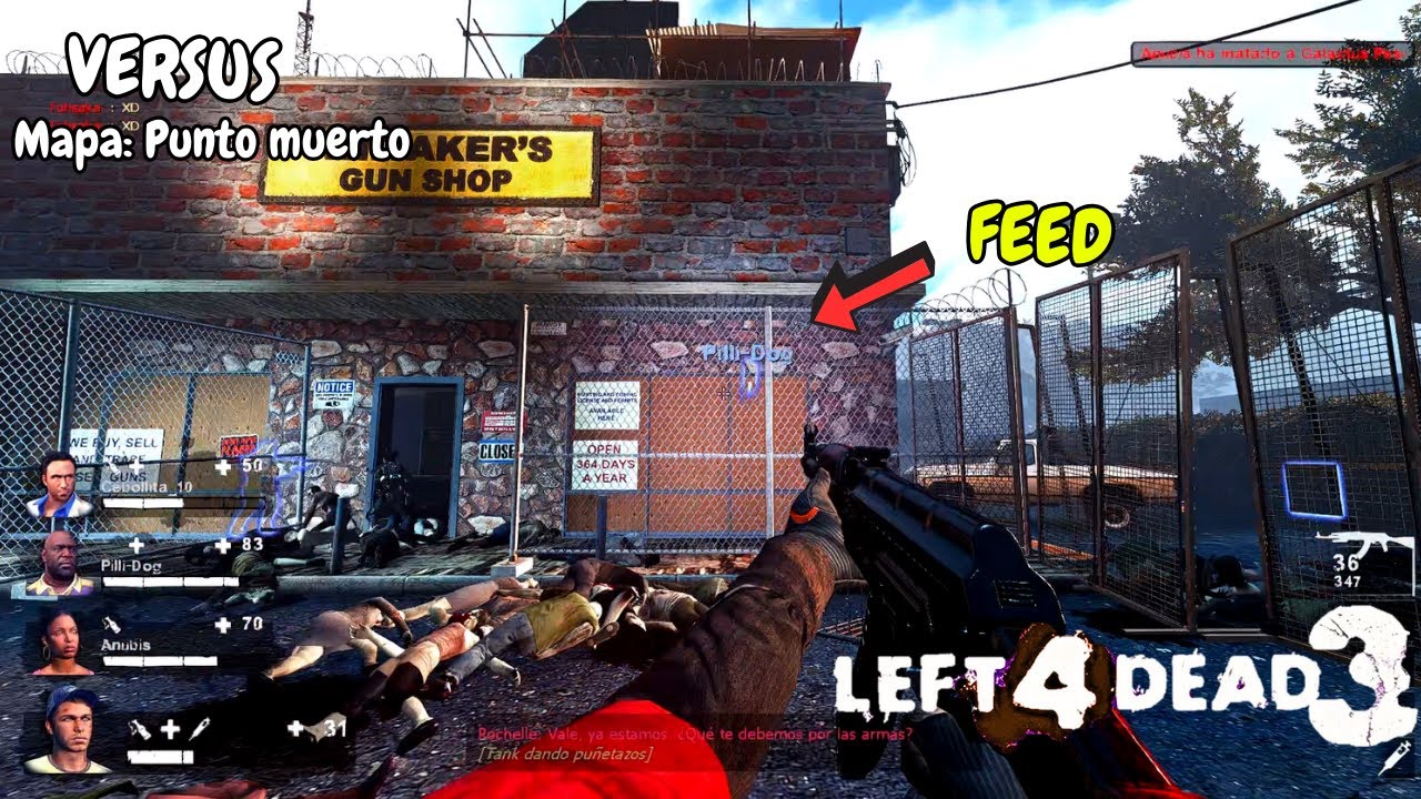 LEFT 4 DEAD 3 - VERSUS DE NIVEL D0WN