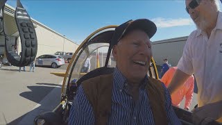 World War II veteran takes flight again