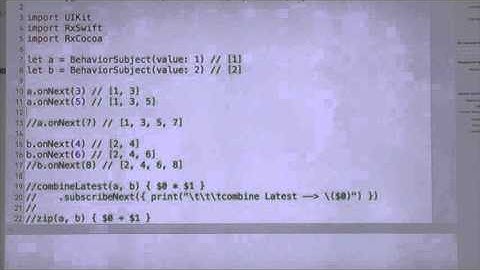 Swift + Rx - Harish Subramanium - BFPG 2015-11