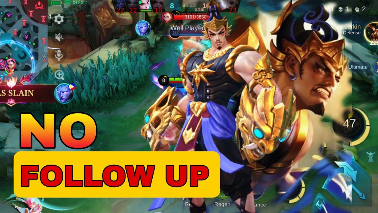 WALANG TUMUTULONG SA TANK… KAYA BINAGO KO ANG LARO! GATOTKACA 21 ASSISTS 😤🔥 MLBB