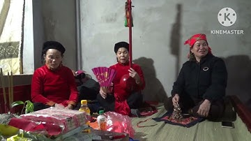 Hát then lạng Sơn làm then giải hạn cắt cầu làm lễ cực hay tại Tân Hoa Lục Ngạn Bắc Giang p7