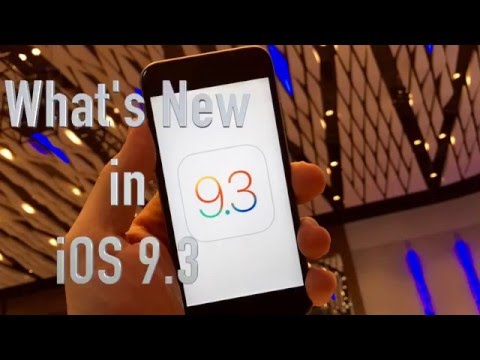 What's New in iOS 9.3