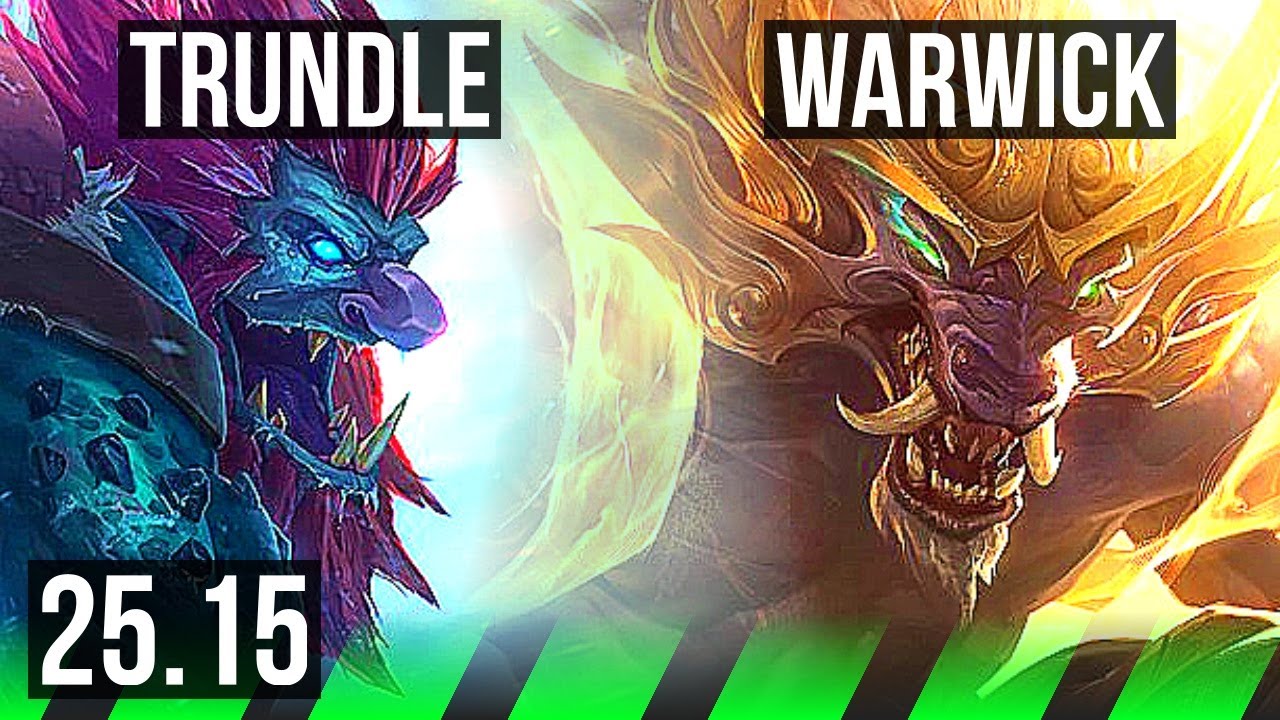 TRUNDLE vs WARWICK (JGL) | 12/2/10, Dominating | KR Challenger | 25.15