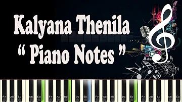 (Ilayaraja) Kalyana Thenila - (mounam sammadam) Piano Notes - MIDI - Sheet Music - Karaoke