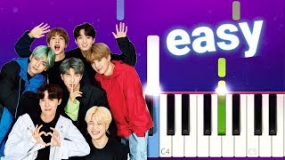 BTS - Moon (100% EASY PIANO TUTORIAL) Resimi