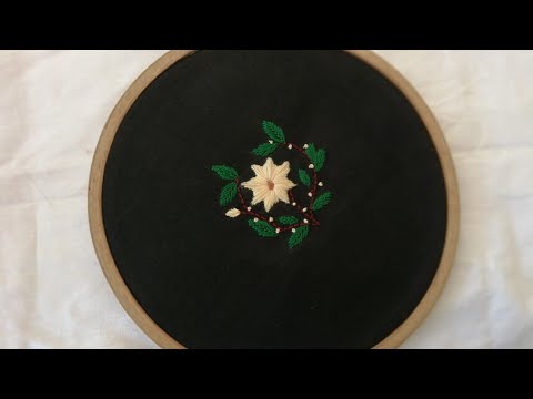 Embroidery Hoop Art /Hand Embroidery Thread Work/Zehroos Channel
