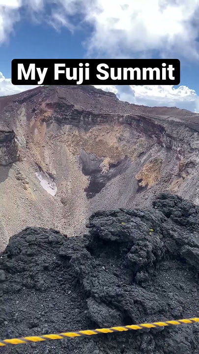 Mt Fuji Summit ⛰️ Visually Impaired Man Solo climb 🧑‍🦯🥾 #fuji #Japan #travel #hiking #cheaptravel