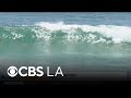 Southern California beaches deal with south swells and big waves