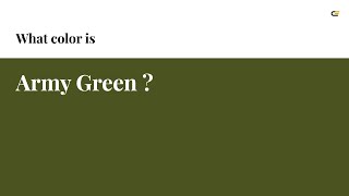 Army Green color #4b5320 hex color - Green color - Cool color 4b5320