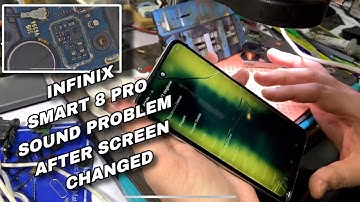 Infinix smart 8 pro sound problem after screen changed best solution #amanmobile