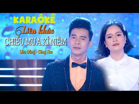 KARAOKE LK MƯA CHIỀU KỈ NIỆM CHỜ ĐÔNG   KARAOKE   SONG CA NAM NỮ