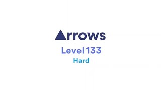 Arrows Level 133 Hard Solved.