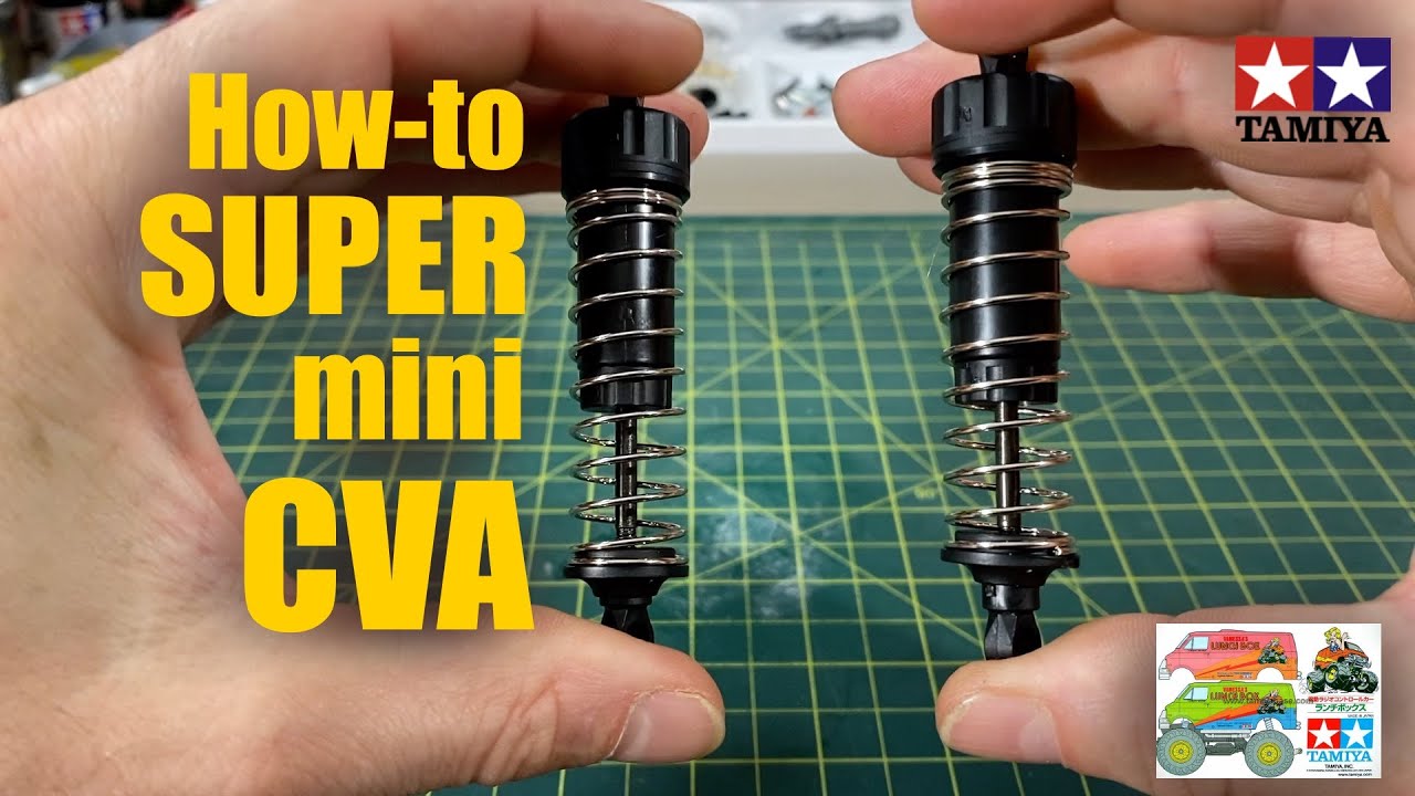 Tamiya Lunch Box Hop-ups! How to build Super Mini CVA Dampers my way ...