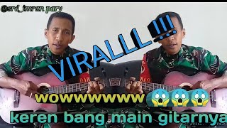 wow kerenn...😱 TNI nyanyi dan bermain gitar || Auto Viralll