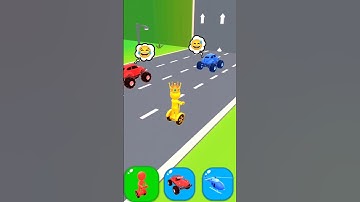 Shape shifting game level-17 hyper casual game #shapeshifting #funny #gameplay #funny #car