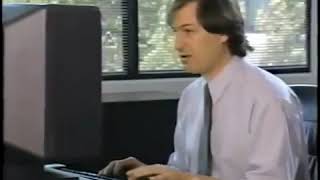 Steve Jobs with MS-DOS in 1992