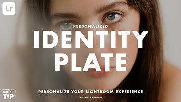 Quick Tip - Personalized Identity Plate
