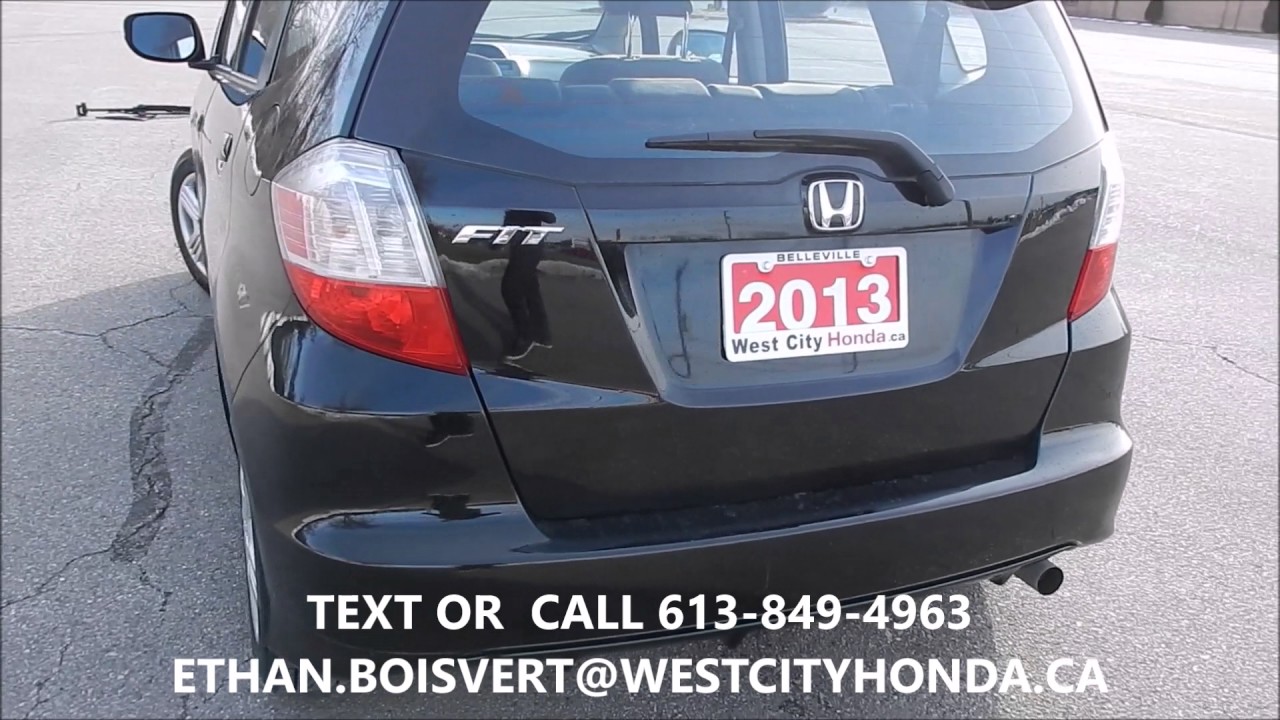 2013 HONDA FIT LX USED HONDA FIT BELLEVILLE ONTARIO YouTube