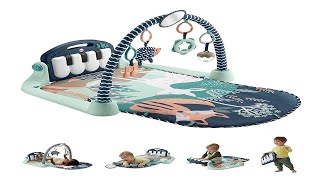 fisher price baby playmat kick play piano gym with musical and sensory toys for newborn to toddler