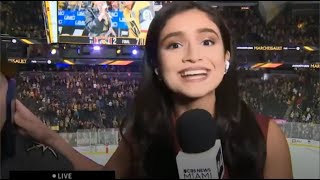 'Get The Hell Out Of My Face': Reporter Stiff-Arms Obnoxious Fan On Live TV