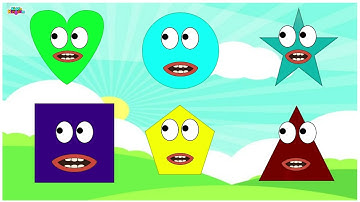 Shapes Song | We are Shape | Rhymes With Lyrics | English nursery rhythms | kids Song#babyshark 