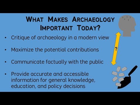Apa kontribusi arkeologi kanggo masyarakat modern?