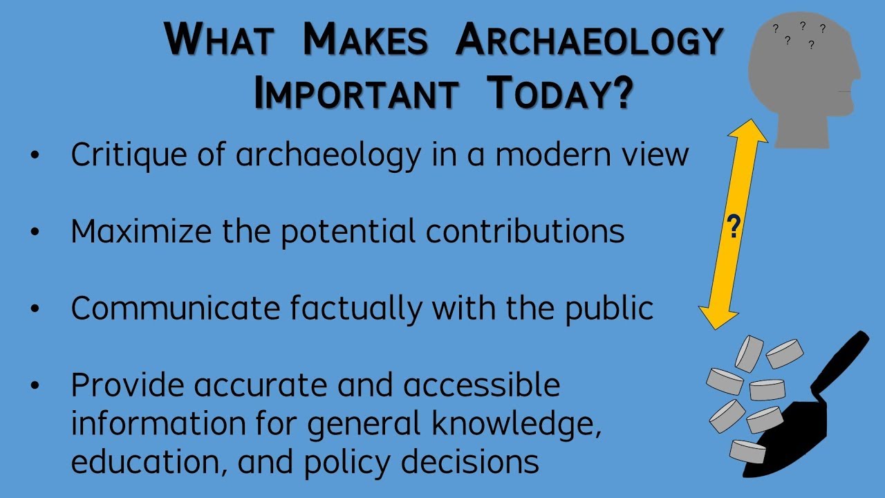 What Makes Archaeology Important Today? Archaeology Studio 024 YouTube