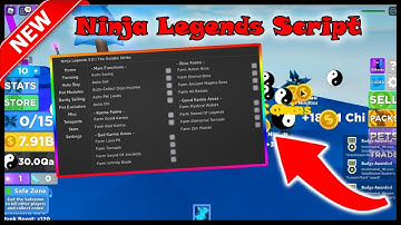 *Ninja Legends Script* [OP] | Auto Rank Up , AutoFarm,  Unlock All Islands, Get Elements, And More!