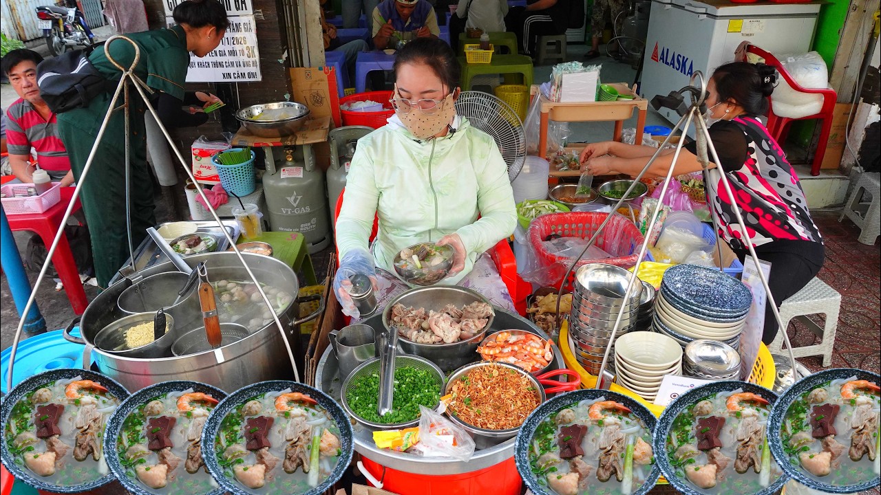 Bánh canh gánh Sài Gòn món nào khách cũng thích ăn chỉ từ 30k tô nhìn tô bánh canh mê luôn
