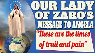 Our Lady of Zaro's Message to Angela for March 26, 2024