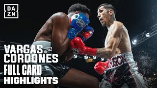FULL CARD HIGHLIGHTS | FERNANDO VARGAS JR VS JUAN CARLOS CORDONES