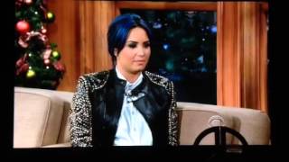 Demi Lovato on Late Late Show/ Craig Ferguson