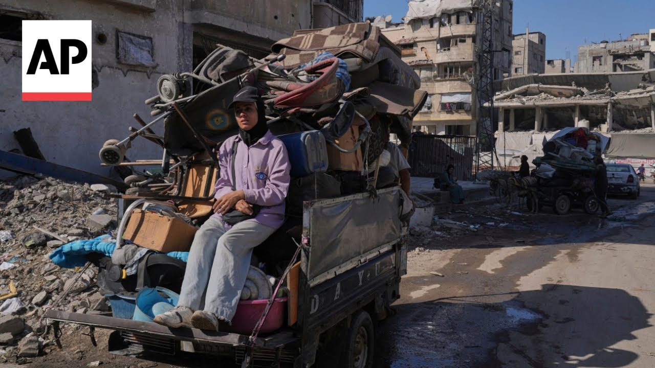 'I don't know where to go': Palestinians leave Gaza City ahead of Israel's operation