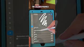 How to make a monoline dual color brush in Procreate Digital iPad Art App