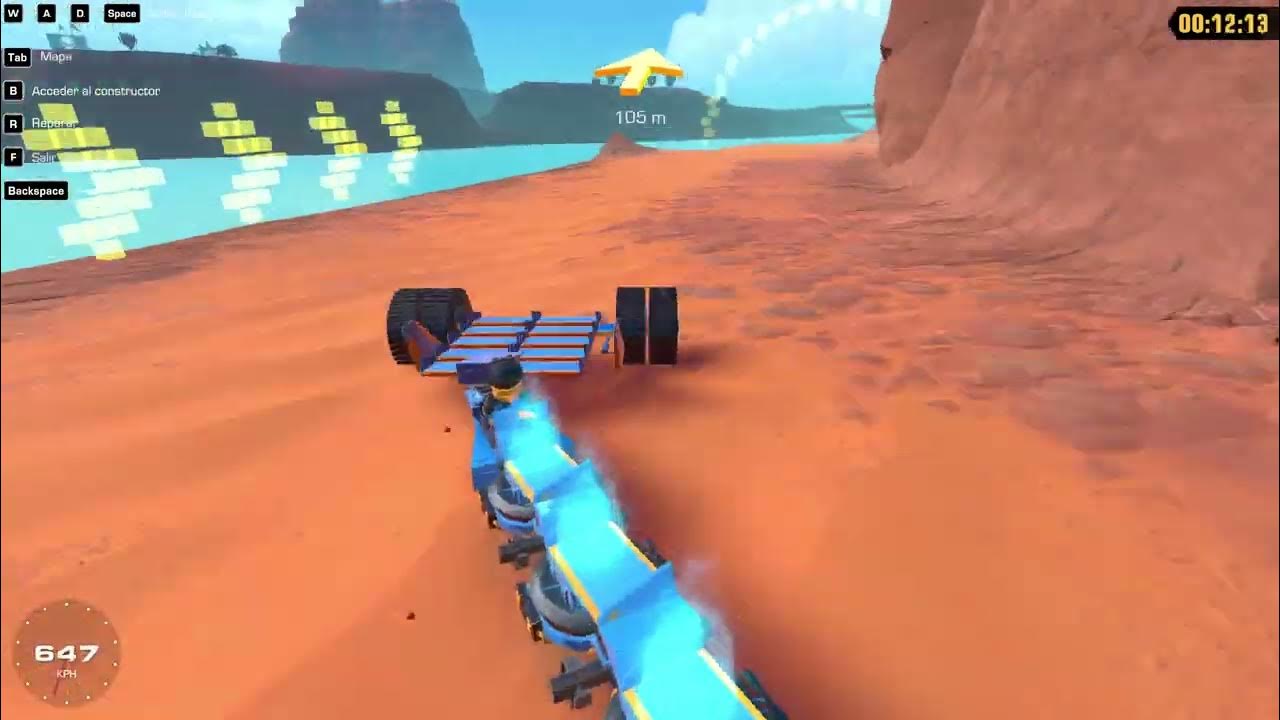 Trailmakers Race Island Valley (Muscle League, UFO Engine) 14.05s (WR