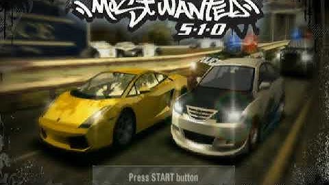 Need For Speed - Most Wanted 5-1-0 Review PSP (Ppsspp Emulator) 2020