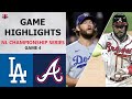 Los Angeles Dodgers vs. Atlanta Braves Game 4 Highlights | NLCS (2020)