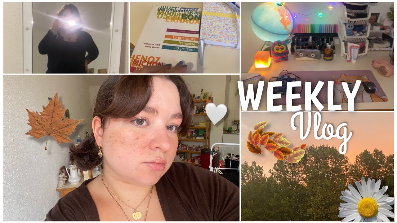 vlog de ma première semaine en master à l’université 🍂🎓🏫