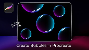 How to Create Bubbles in Procreate #Shorts